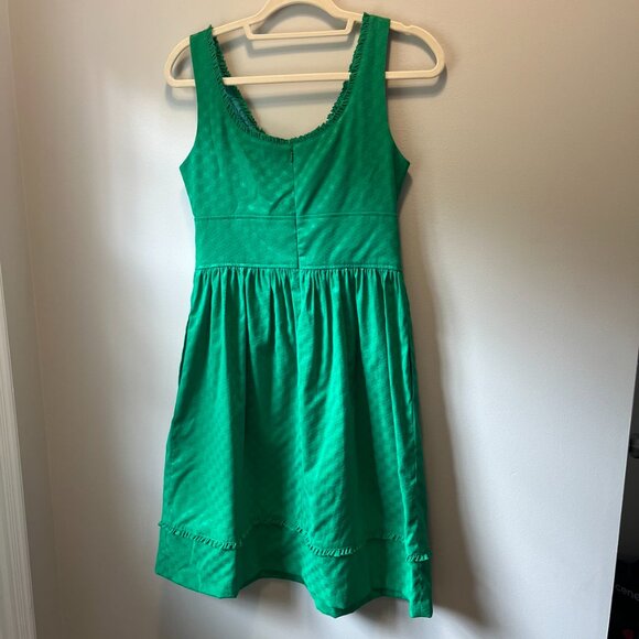 MAGGIE London Sleeveless Vintage Style Green Dress Size 8 - Picture 2 of 5